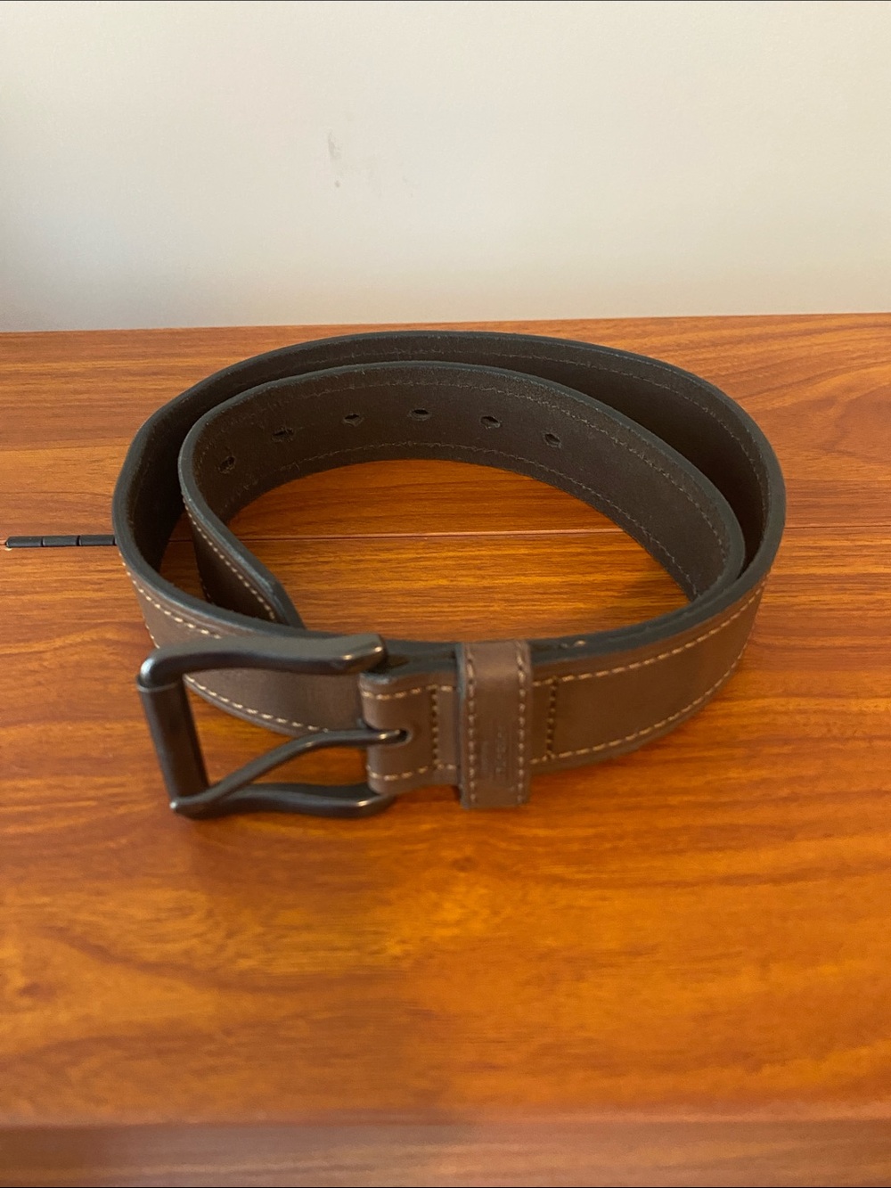 Dickies Brown Leather Belt